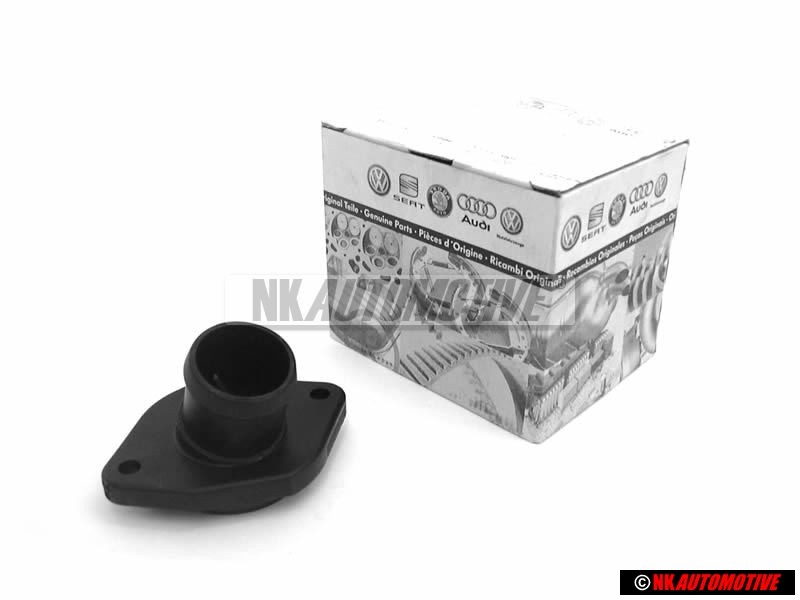 Genuine VW Thermostat Housing Cover Flange Pipe Union - 032121121J
