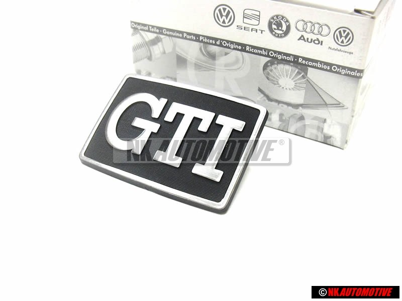 Genuine VW GTI Side Badge Emblem Chrome - 191853688J GX2