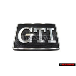 Genuine VW GTI Side Badge Emblem Chrome - 191853688J GX2
