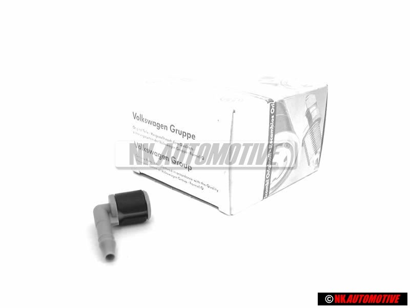 Genuine VW Windshield Washer Pump Connector Elbow Fitting - 1J0955665H