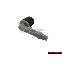 Genuine VW Windshield Washer Pump Connector Elbow Fitting - 1J0955665H