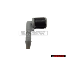 Genuine VW Windshield Washer Pump Connector Elbow Fitting - 1J0955665H