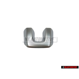 Genuine VW Steering Wheel Blank Badge Emblem Aluminium - 1K8419685 3Q7