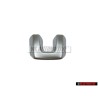 Genuine VW Steering Wheel Blank Badge Emblem Aluminium - 1K8419685 3Q7