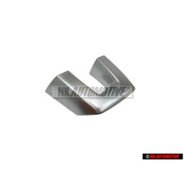 Genuine VW Steering Wheel Blank Badge Emblem Aluminium - 1K8419685 3Q7