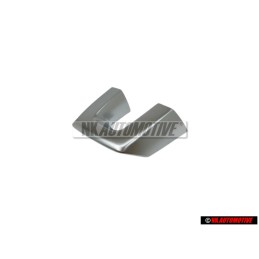 Genuine VW Steering Wheel Blank Badge Emblem Aluminium - 1K8419685 3Q7