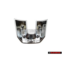 Genuine VW Steering Wheel Blank Badge Emblem Aluminium - 1K8419685 3Q7