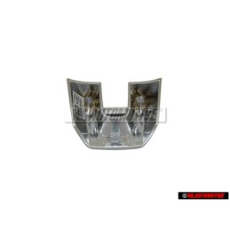 Genuine VW Steering Wheel R Badge Emblem Aluminium - 1K8419685B POP