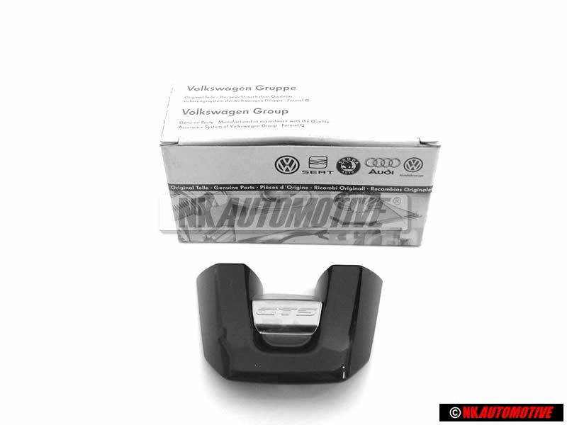 Genuine VW Steering Wheel GTS Badge Emblem Aluminium - 1K8419685E AZV