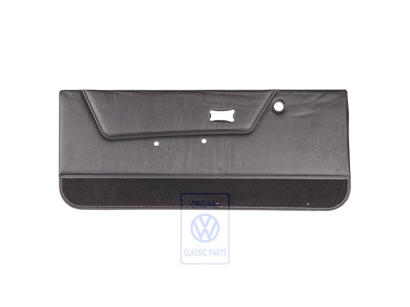 Genuine VW Door Trim (Leatherette) Black - 155867015DGEA3