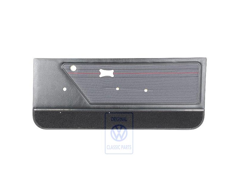 Genuine VW Door Panel Grey/Red/Black - 155867016ANWP8