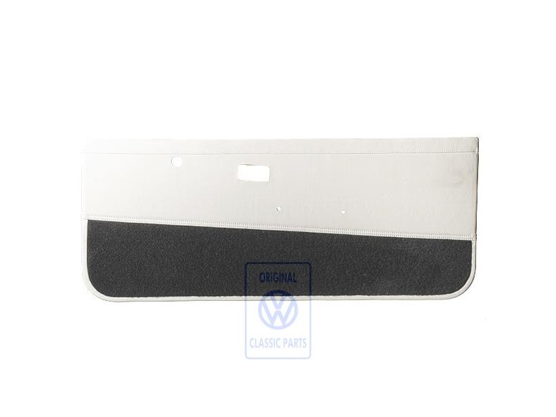 Genuine VW Door Panel Trim (Leather) Alaska White - 155867016BCXV8