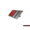 Genuine Audi S6 Front Grill Badge Emblem Chrome Red - 4A5853736C 2ZZ