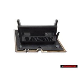 Genuine Audi S6 Front Grill Badge Emblem Chrome Red - 4A5853736C 2ZZ