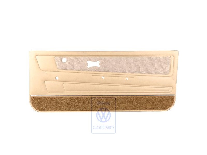 Genuine VW Door Panel Trim (Cloth) Saiga (Beige) - 155867016K PN8