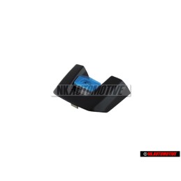 Genuine VW Steering Wheel R Badge Emblem Aluminium Black - 5K0419685N POP