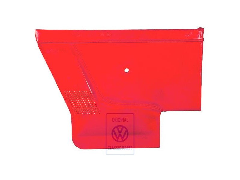 Genuine VW Side Panel Trim (Leather) Ember Red - 155867043Q 4MH