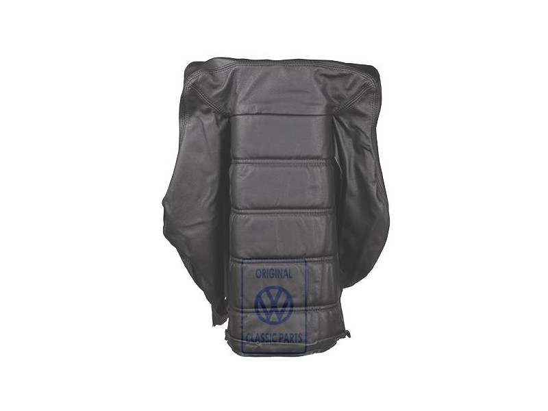 Genuine VW Backrest Cover (Leather/Leatherette) Black - 155881801BCAFB