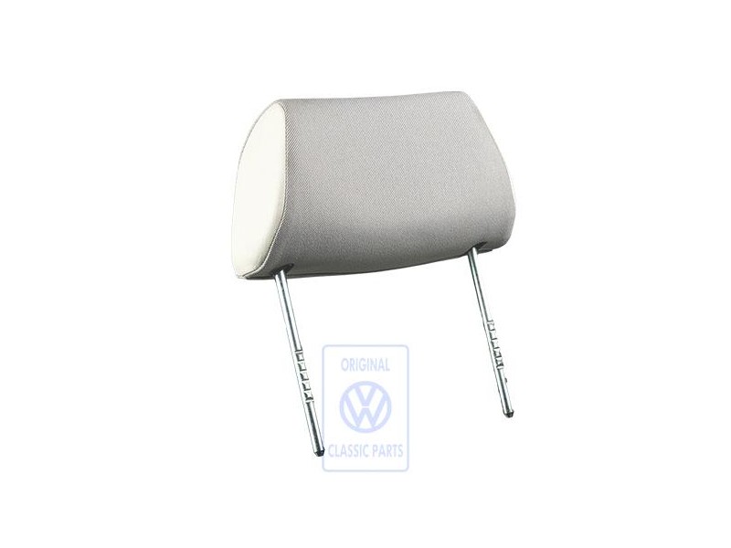 Genuine VW Head Restraint With Cover, Adjustable Ermine White - 155881901ARAZN
