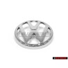 Genuine VW Front Grill Badge Emblem Chrome - 321853601