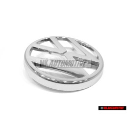 Genuine VW Front Grill Badge Emblem Chrome - 321853601