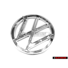 Genuine VW Front Grill Badge Emblem Chrome - 321853601