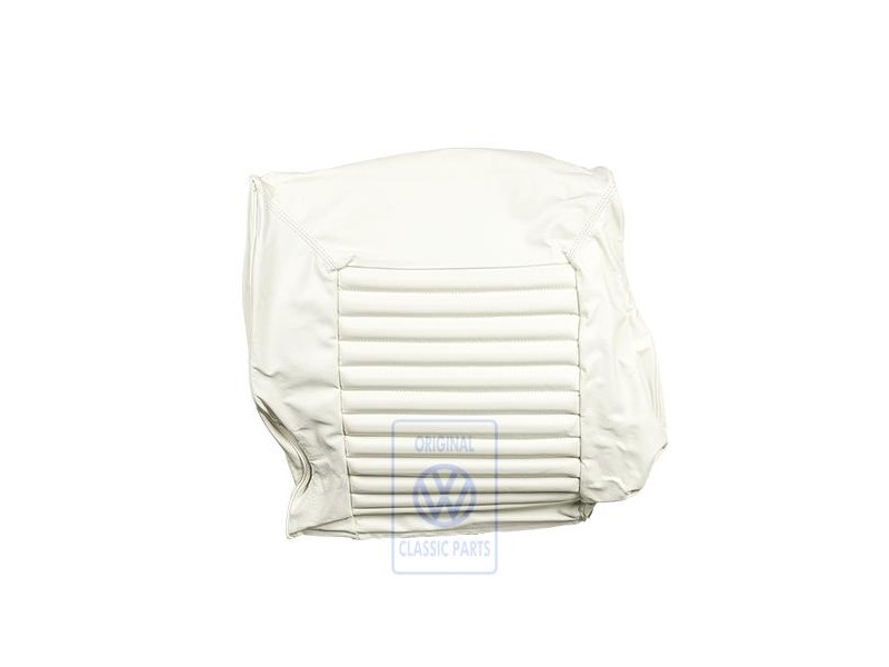 Genuine VW Backrest Cover (Leather) Alaska White - 155885805AR3YX