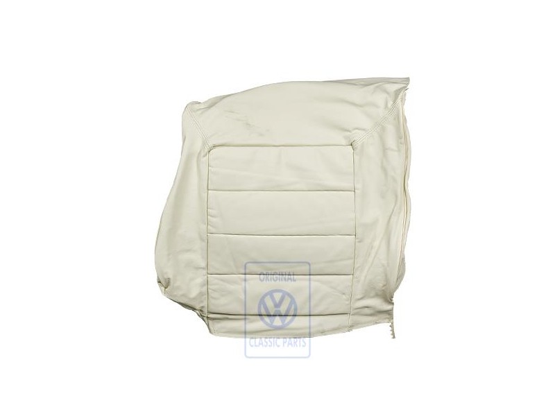 Genuine VW Backrest Cover (Leather) Lasky White - 155885806 2YG