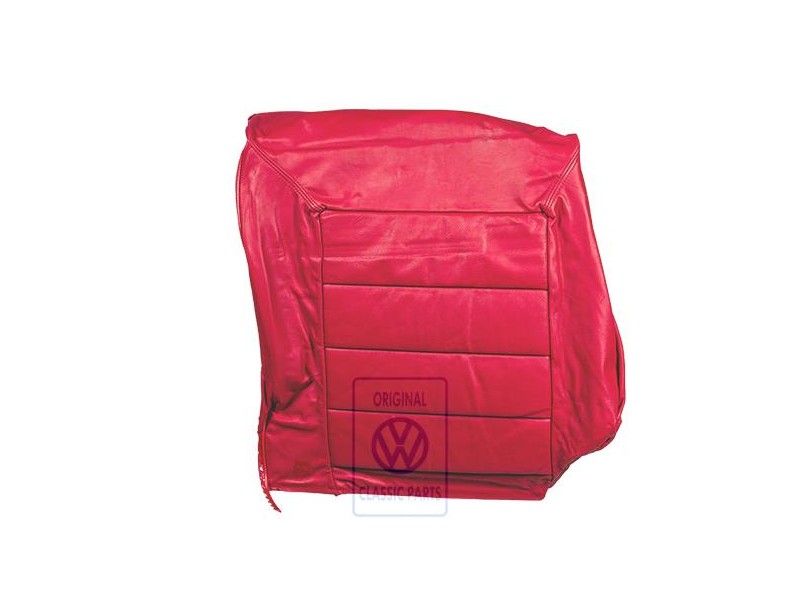 Genuine VW Backrest Cover (Leather) Ember Red - 155885806 4MH