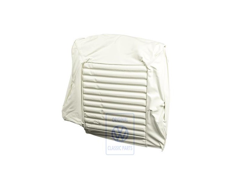 Genuine VW Backrest Cover (Leather) Alaska White - 155885806C 3YX