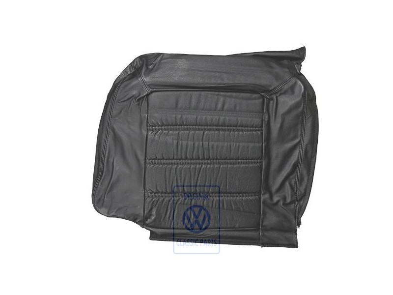 Genuine VW Backrest Cover (Leather) Black - 155885806E 1BX