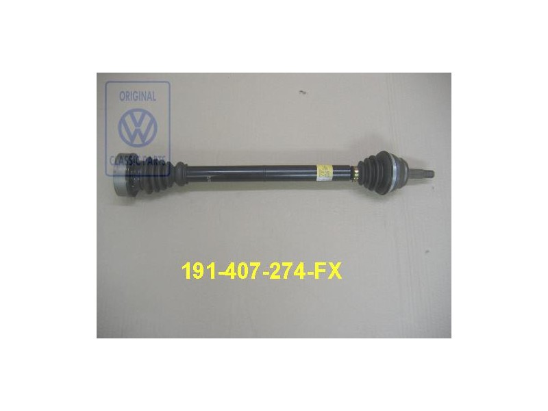 Genuine VW Drive Shaft With Constant Velocity Joints - 191407274FX