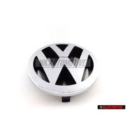 Genuine VW Front Grill Badge Emblem Chrome - 2D0853600 FDY