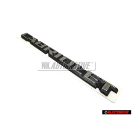 Genuine VW CABRIOLET Rear Badge Emblem Brushed Silver - 155853687F GX2