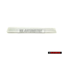Genuine VW CABRIOLET Rear Badge Emblem Brushed Silver - 155853687F GX2