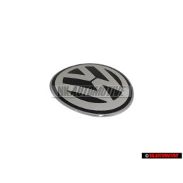 Genuine VW Front Bonnet Badge Brilliant Chrome Dolomite Grey - 1C0853617A WV9