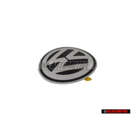 Genuine VW Front Bonnet Badge Brilliant Chrome Dolomite Grey - 1C0853617A WV9