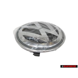 Genuine VW Front Grill Badge Emblem Chrome - 3C0853600A MQH