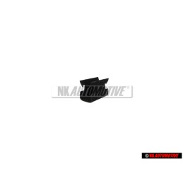 Genuine Audi Badge Emblem Clip Black - 8D9853645