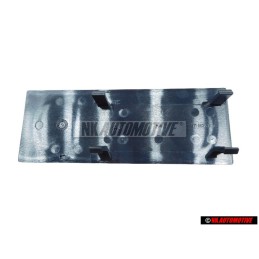Genuine VW GTD Front Grill Badge Emblem Brushed Silver - 171853679D