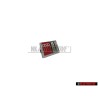 Genuine Audi S6 Steering Wheel Badge Emblem Chrome Red - 4B0419685