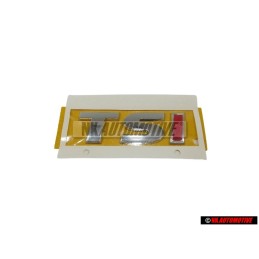 Genuine VW TSI Rear Badge Emblem Chrome Red - 5G0853675A JZQ