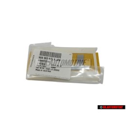 Genuine VW TSI Rear Badge Emblem Chrome Red - 5G0853675A JZQ