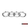 Genuine Audi Rings Front Grill Badge Emblem Chrome - 8Z0853605 2ZZ