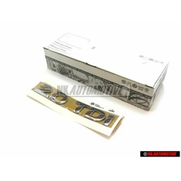 Genuine VW 2.0TDI Rear Trunk Boot Badge Emblem Chrome - 1K0853675E 739