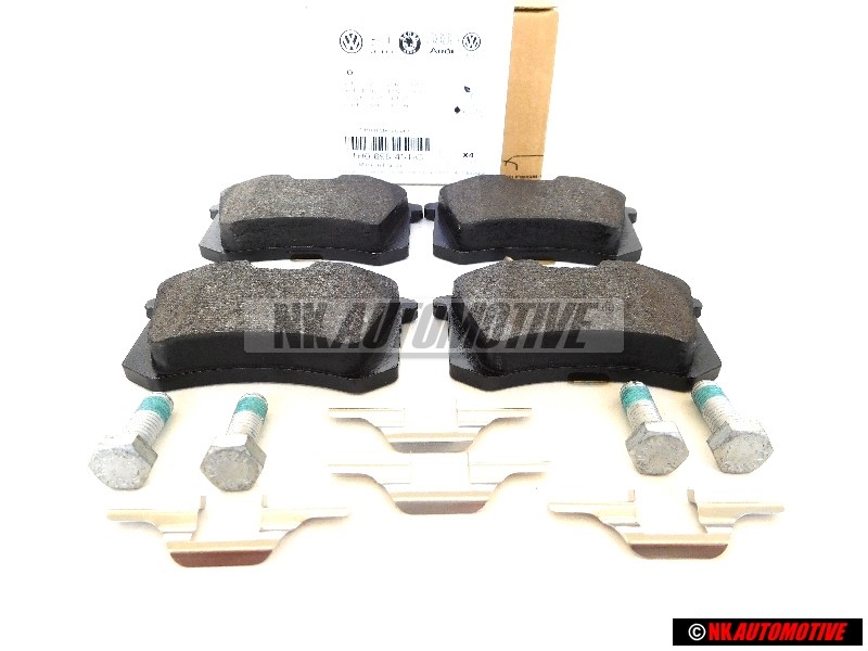 Genuine VW set brake pads for disk brake - 1H0698451G
