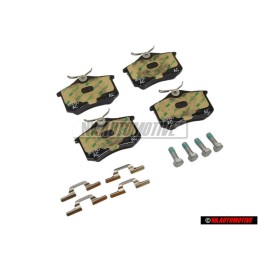 Genuine VW set brake pads for disk brake - 1H0698451G
