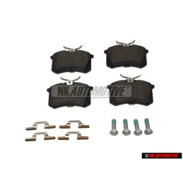 Genuine VW set brake pads for disk brake - 1H0698451G