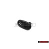 Genuine VW Rosette Satin Black - 1H0868392A 01C
