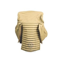 Genuine VW Backrest Cover (Leather) Bedouin (Brown) - 155881801AM8VX